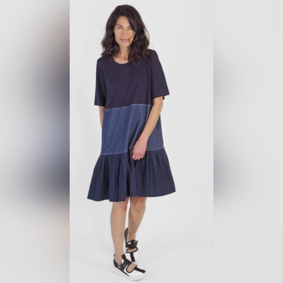 Alembika Denim Dress Size 2 (Medium) - Picture 4 of 11